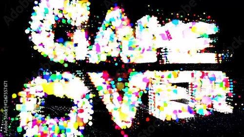 A beautiful animated lettering of the words Game Over in the style of 80s action slot machines.