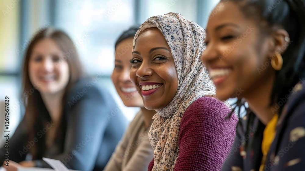 Women Engaged in Empowering Group Discussion Women Engaged in Empowering Group Discussion