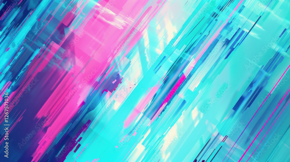 Obraz premium abstract watercolor background blue and pink