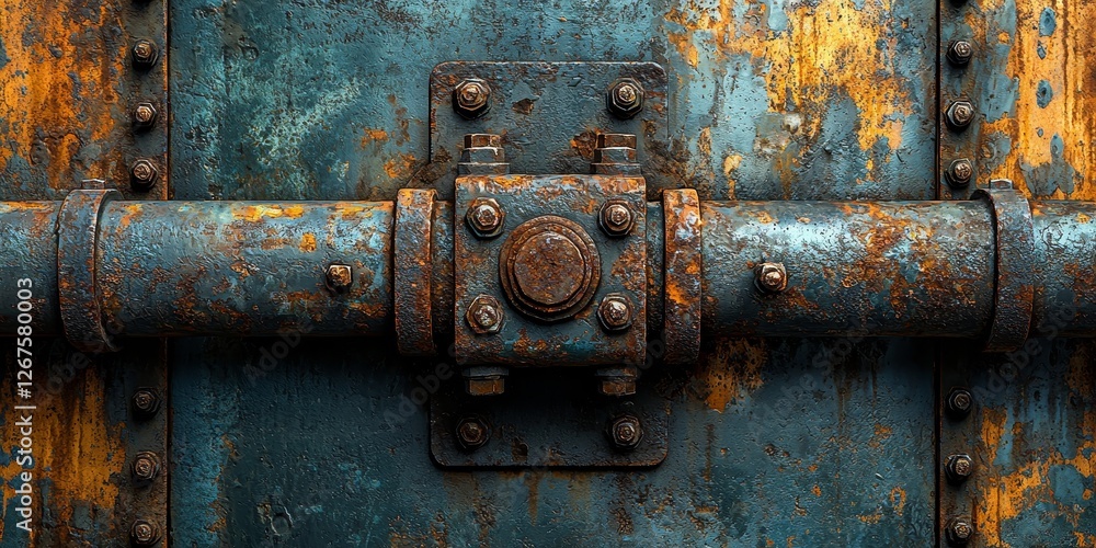 Factory Pipe with Atmospheric Rust Details
Factory Pipe with Atmospheric Rust Details