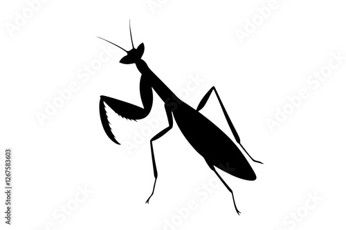 silhouette of a cockroach