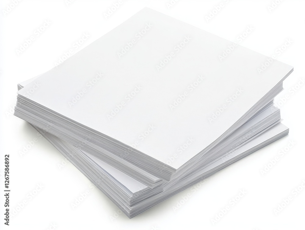 Paper isolated on white background Paper isolated on white background