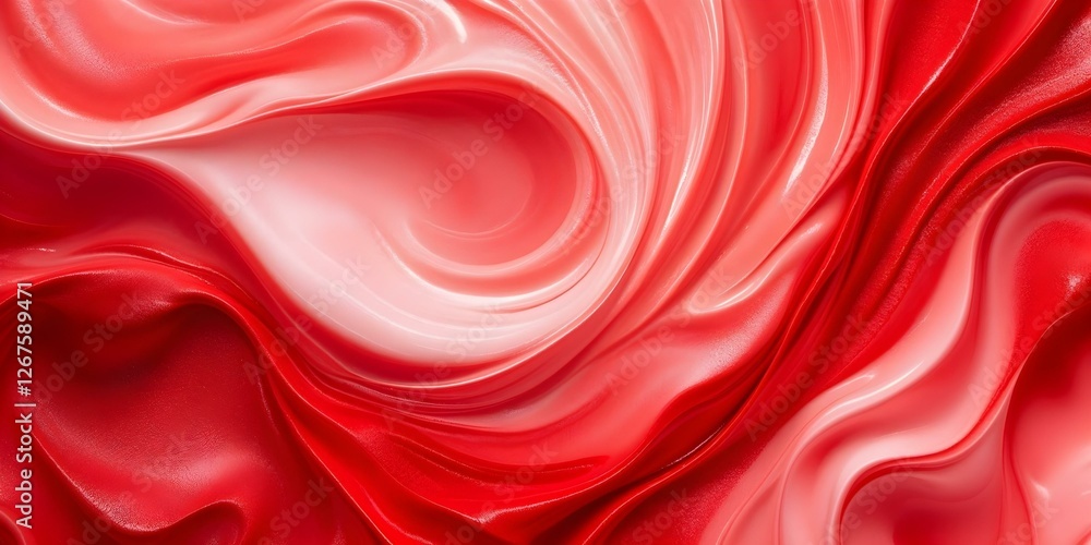 Obraz premium Smooth red Cream texture