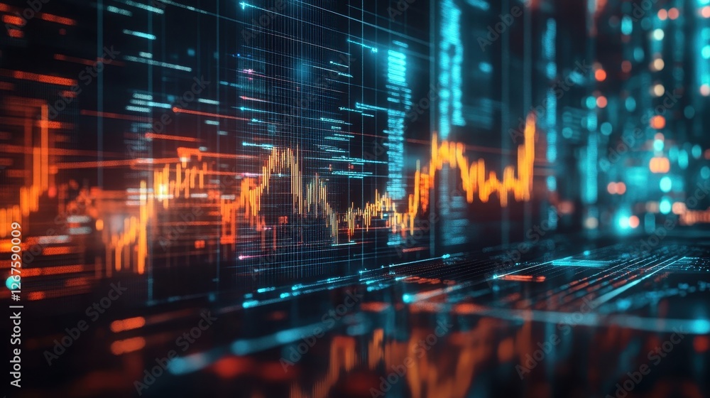 Abstract Data Visualization with Bright Lines and Graphs Abstract Data Visualization with Bright Lines and Graphs