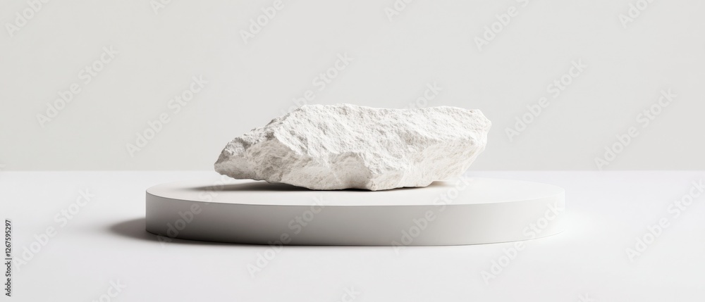 white stone on a pedestal white stone on a pedestal