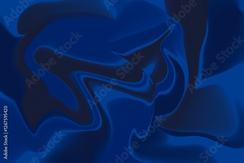 abstract blue background with waves, dark blue marble abstract pattern ideal for design elements 