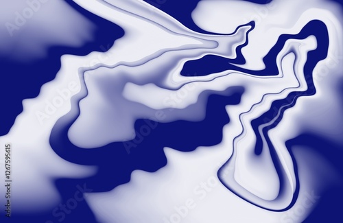 Blue and white marble abstract pattern ideal for design elements 