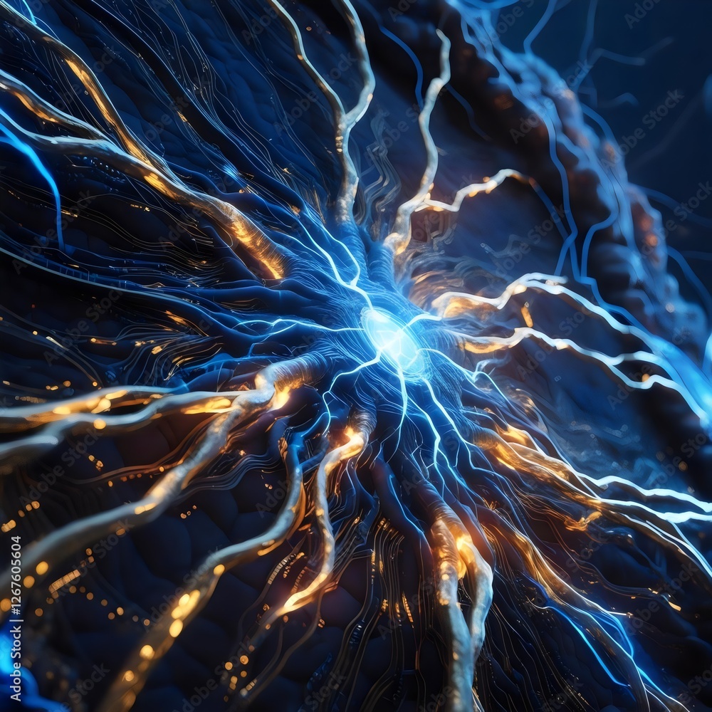 Naklejka premium abstract blue background