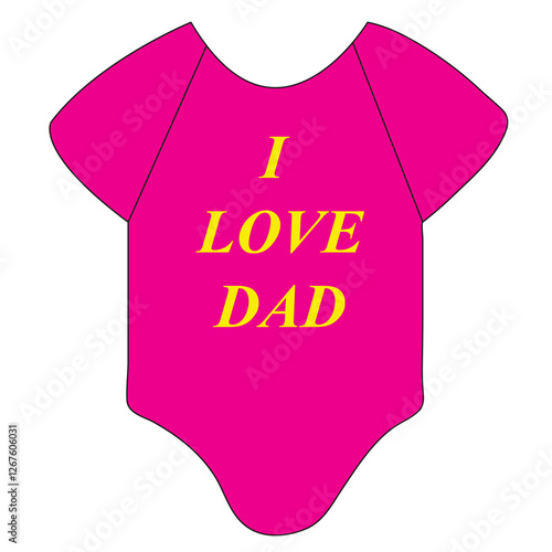 bodysuit for a child vector icon