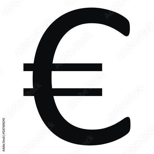 symbol money sign European Community vector icon