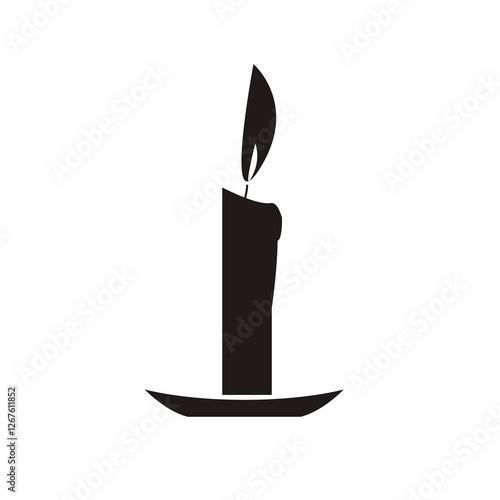 candle vector icon