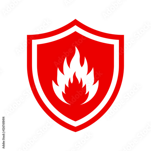 Fire shield icon