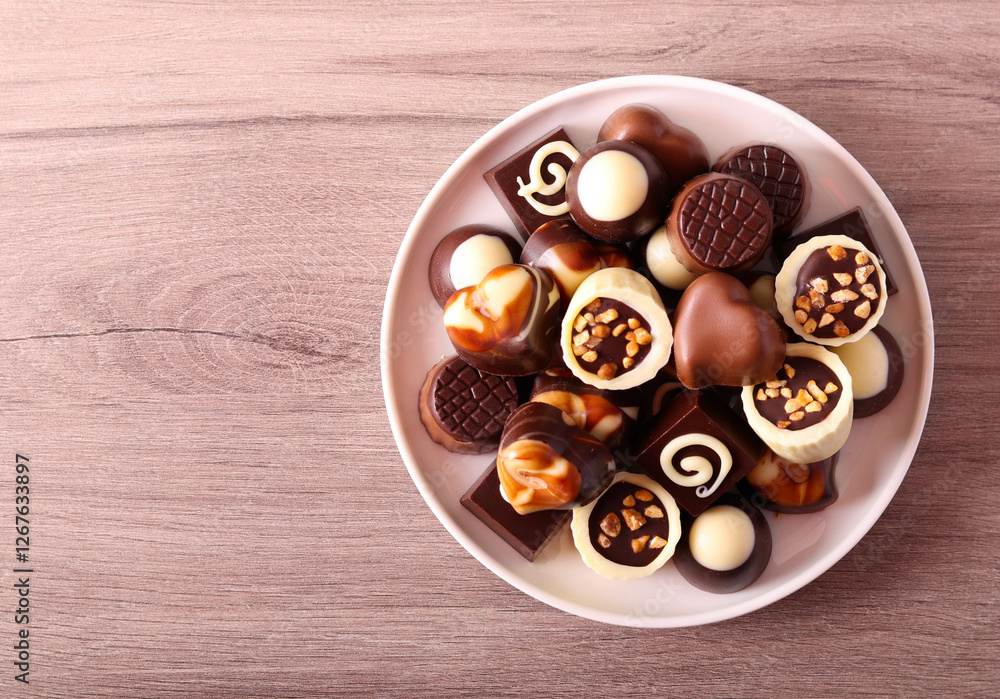 Chocolate assorted sweets Chocolate assorted sweets