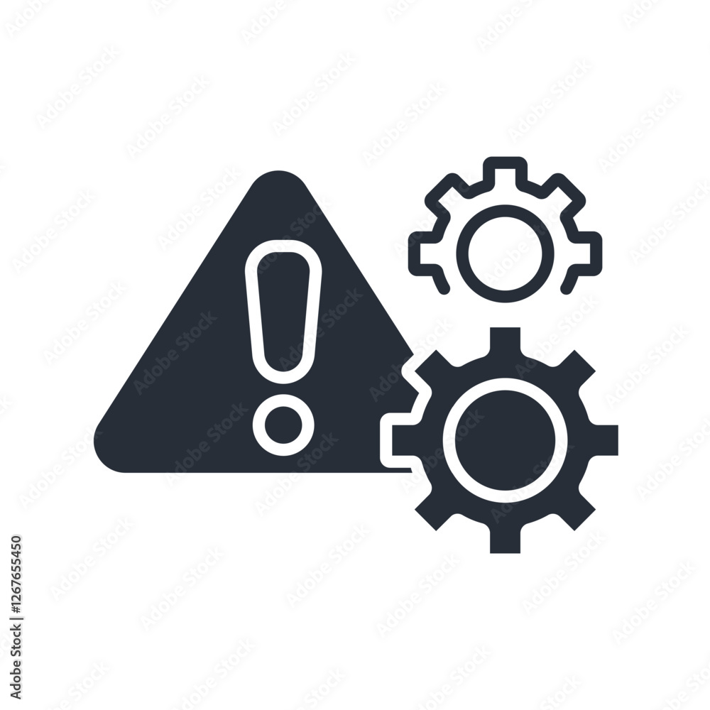 risk icons isolated on White Background. Flat style design risk icons isolated on White Background. Flat style design