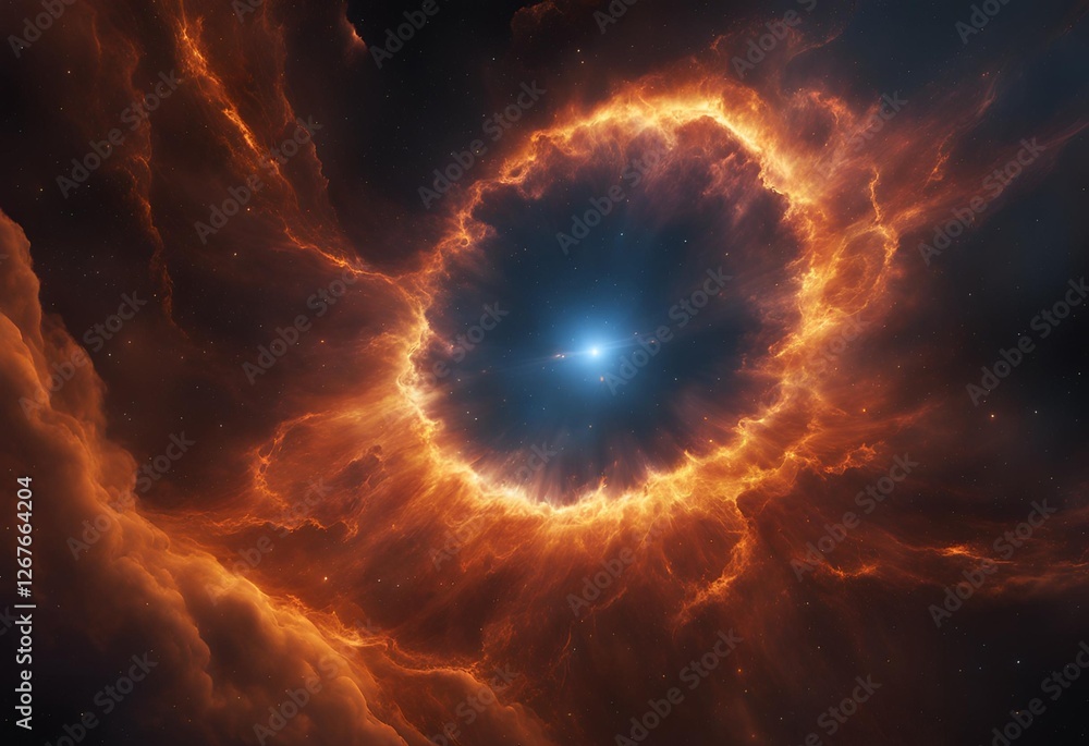 Fototapeta premium Exploding Supernova in Space