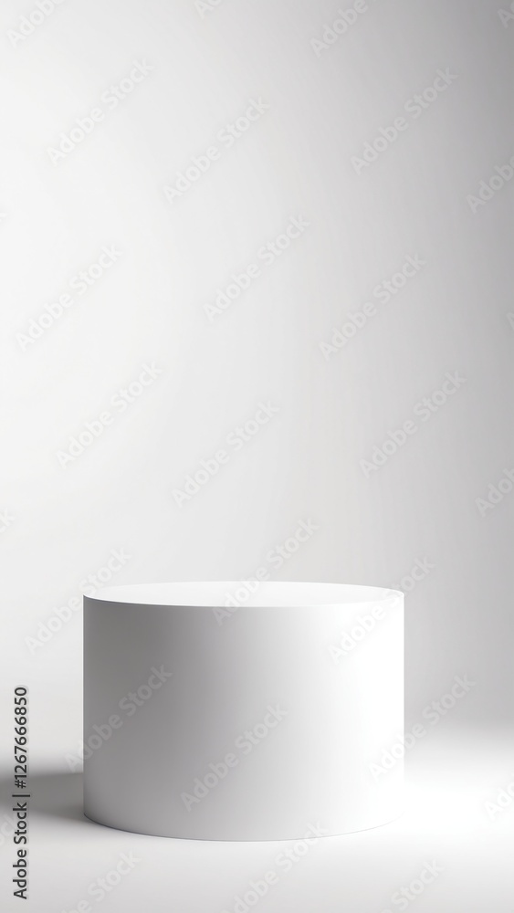 Minimal background. podium and white background for product presentation. 3d rendering illustration Minimal background. podium and white background for product presentation. 3d rendering illustration