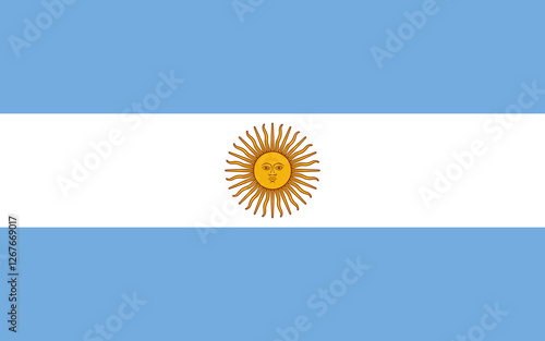 Obraz na płótnie flag of argentina w salonie