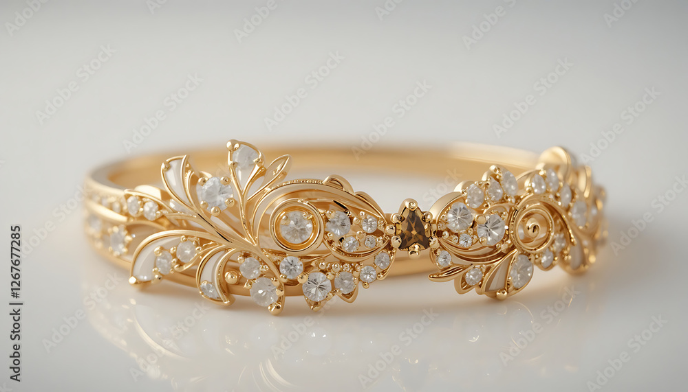 bracelet mix of gold and gemstones featuring an elaborate clasp and delicate detailing. bracelet mix of gold and gemstones featuring an elaborate clasp and delicate detailing.