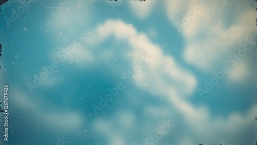 Soft blue cloudy background texture with a dreamy blurred effect ideal for creative design projects and digital wallpapers.
