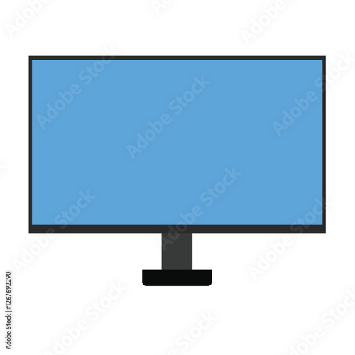 Vector and line art for LCD TV monitors