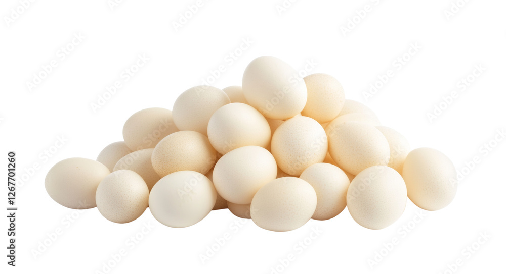 a pile of natural eggs isolated on a transparent background a pile of natural eggs isolated on a transparent background