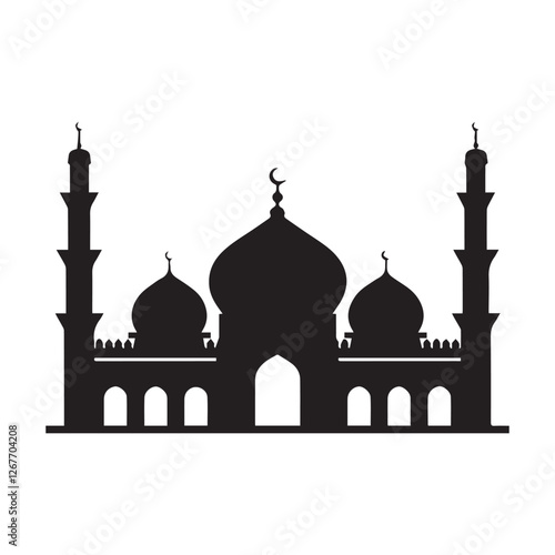 taj mahal vector illustration