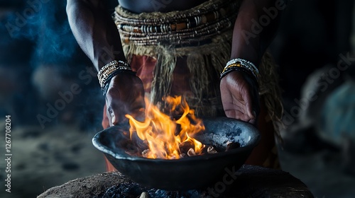 African Ritual: A Mystical Fire Ceremony