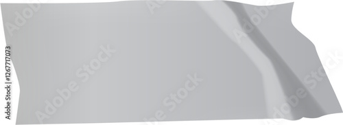 White flag waving gracefully in the wind, offering ample copy space for text or design. Ideal for presentations, advertising campaigns, and various marketing purposes