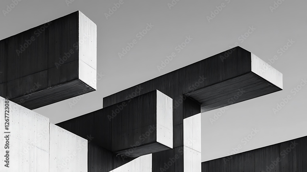 Abstract Architectural Concrete Structure Design Abstract Architectural Concrete Structure Design