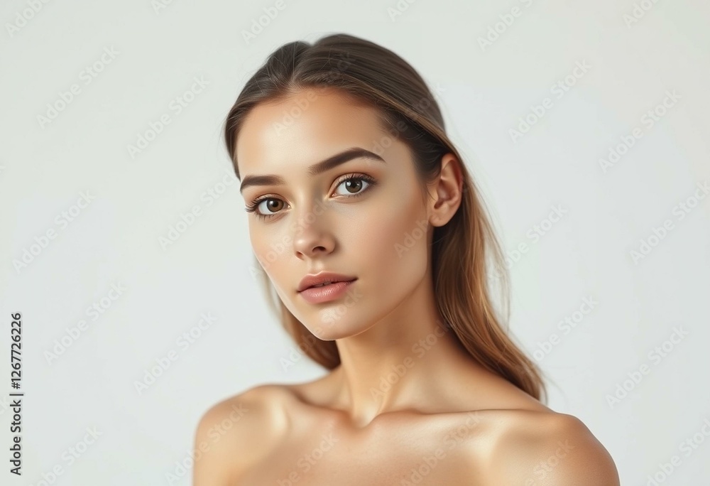 Natural light portrait of a woman Natural light portrait of a woman
