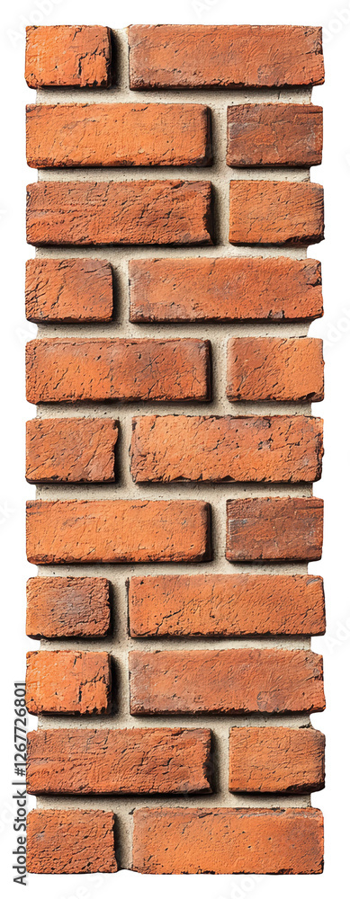 Obraz premium Red Brick Wall Texture Seamless Background