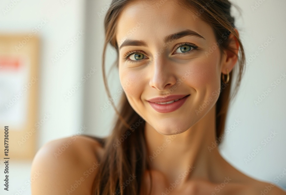Natural light portrait of a woman Natural light portrait of a woman