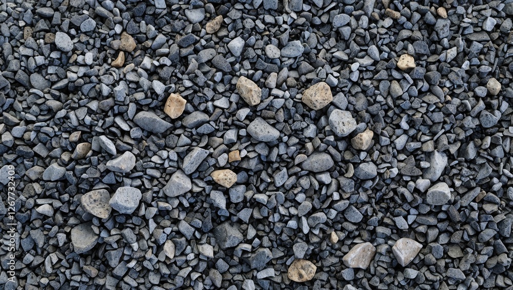 Gravel texture background with various sized stones and pebbles in shades of gray and brown natural colors high detail Copy Space Gravel texture background with various sized stones and pebbles in shades of gray and brown natural colors high detail Copy Space