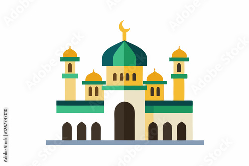 Wallpaper Mural vector illustration of a church Torontodigital.ca