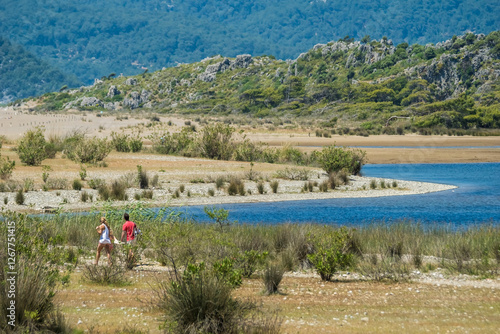 Fototapeta Naklejka Na Ścianę i Meble -  Iztuzu beach near Dalyan, Turkey