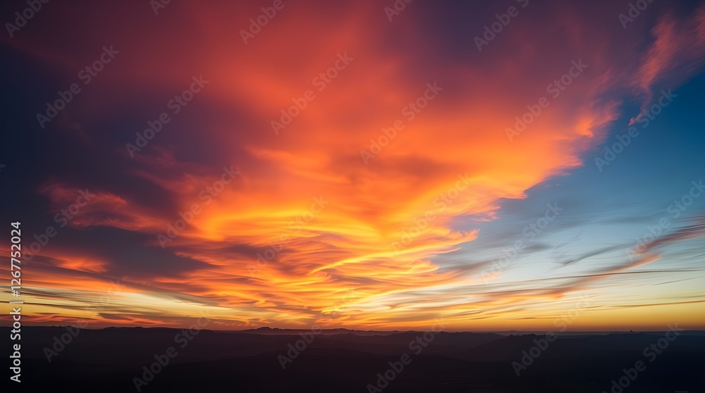 Fototapeta premium sunset in the sky