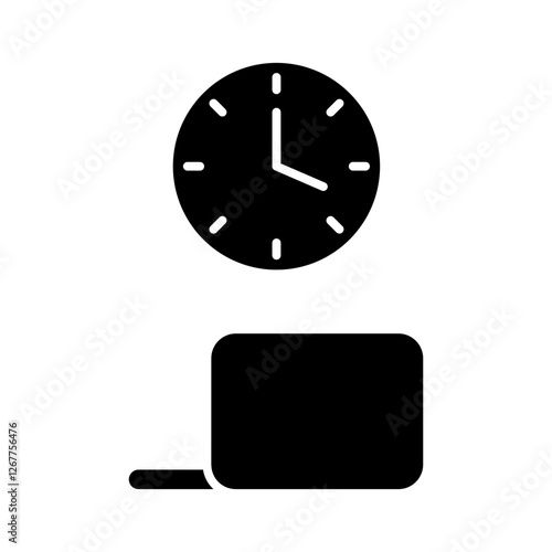 Working duration icon photo