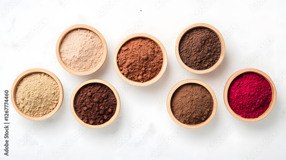 Collection of Superfood Powders: Maca, Cocoa, Lucuma, Baobab, Beetroot, and Guarana
Collection of Superfood Powders: Maca, Cocoa, Lucuma, Baobab, Beetroot, and Guarana