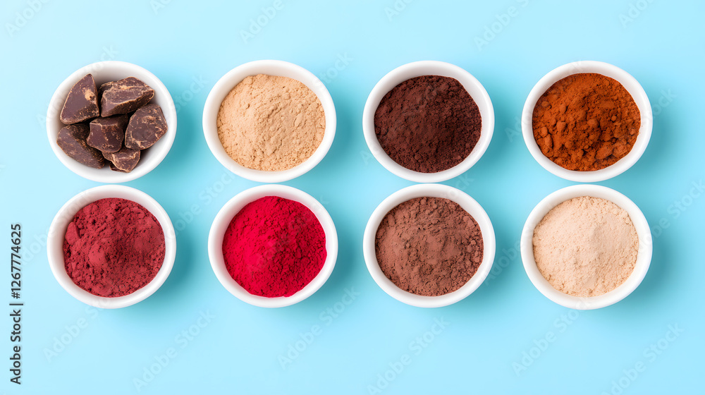 Collection of Superfood Powders: Maca, Cocoa, Lucuma, Baobab, Beetroot, and Guarana
Collection of Superfood Powders: Maca, Cocoa, Lucuma, Baobab, Beetroot, and Guarana