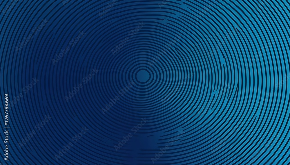 Mesmerizing Blue Concentric Circles Abstract Background for Design Projects Mesmerizing Blue Concentric Circles Abstract Background for Design Projects