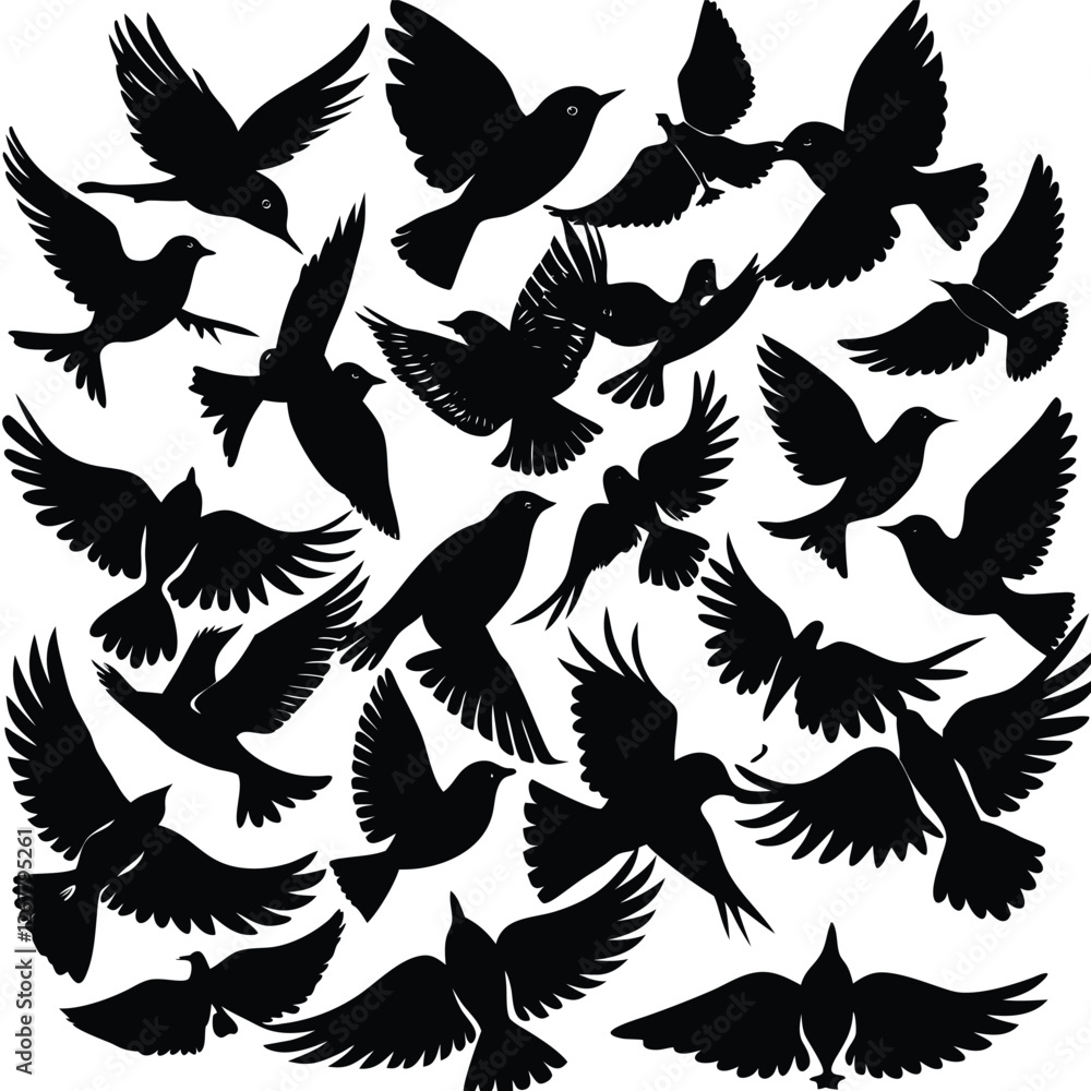 Obraz premium seamless pattern with wings