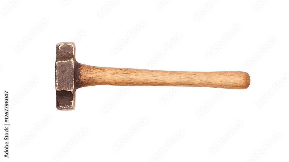 A Plain Hammer with White Background
A Plain Hammer with White Background