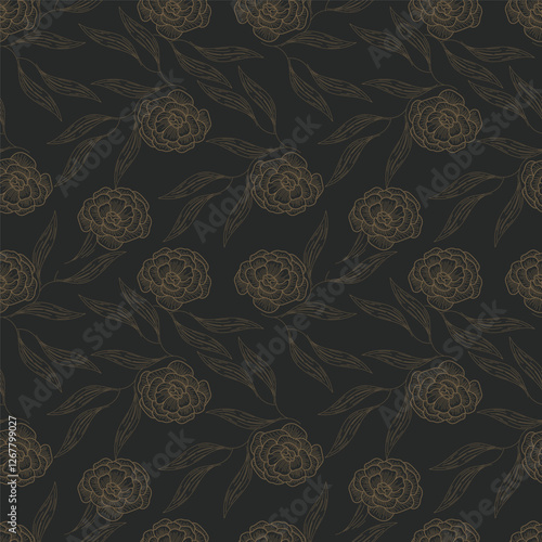 Vintage seamless floral pattern. Liberty style background of small pastel colorful flowers. Small flowers scattered over a white background. Stock vector for printing on surfaces