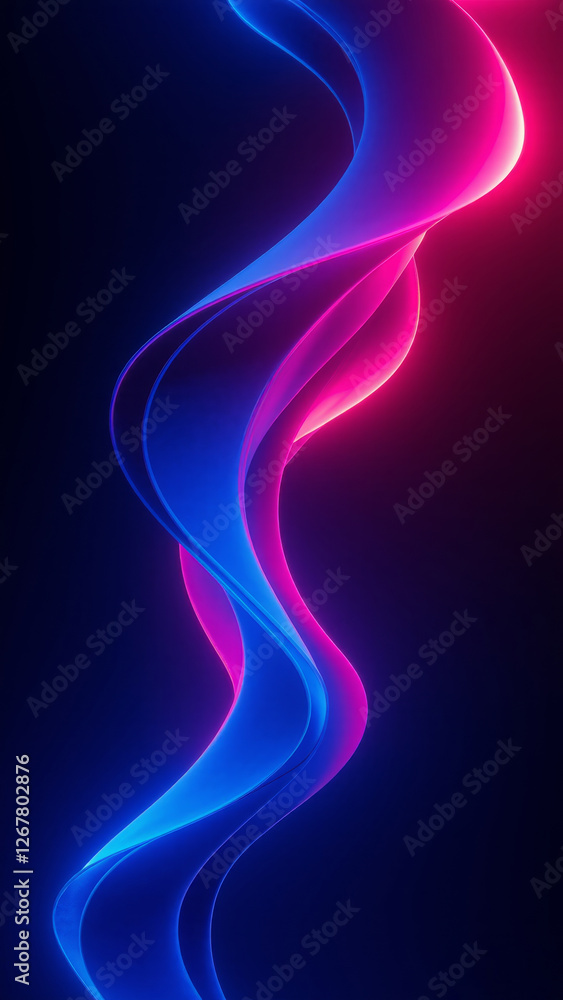 Futuristic digital network with glowing blue and purple neon lines, floating geometric shapes, and a deep black background Futuristic digital network with glowing blue and purple neon lines, floating geometric shapes, and a deep black background