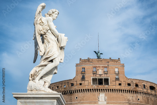 Castel Sant’Angelo da Ponte Sant’Angelo, Roma