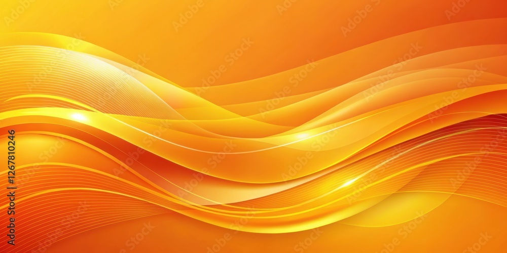 Abstract Background with Curving Lines and Glowing Orange Hues Abstract Background with Curving Lines and Glowing Orange Hues