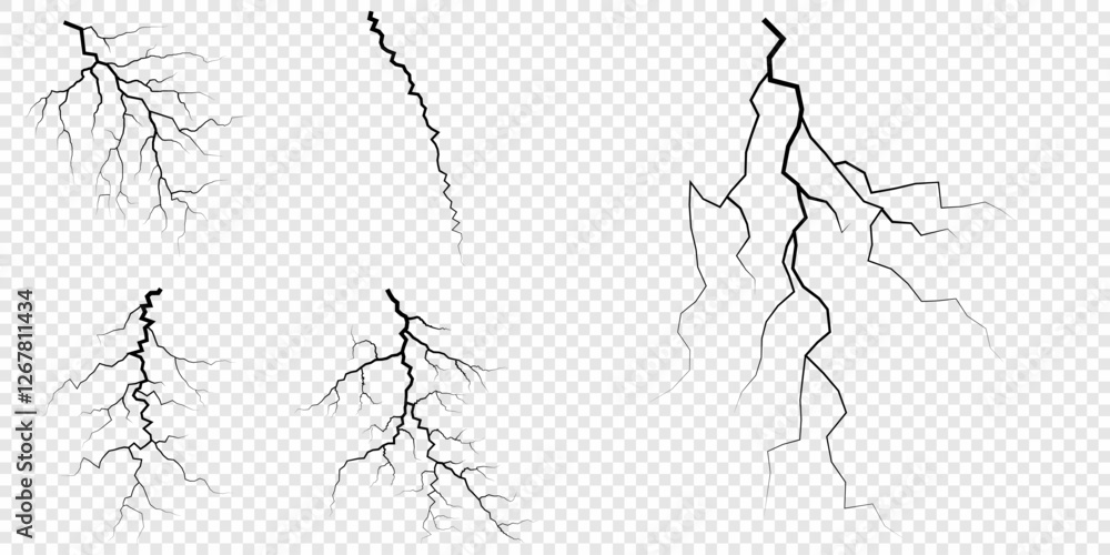Lightning. Thunder storm realistic lightning. Bright light effects. Lightning bolt set Magic and bright light effects. Set of thunder and lightnings. Lightning energy discharge effect isolated. Lightning. Thunder storm realistic lightning. Bright light effects. Lightning bolt set Magic and bright light effects. Set of thunder and lightnings. Lightning energy discharge effect isolated.