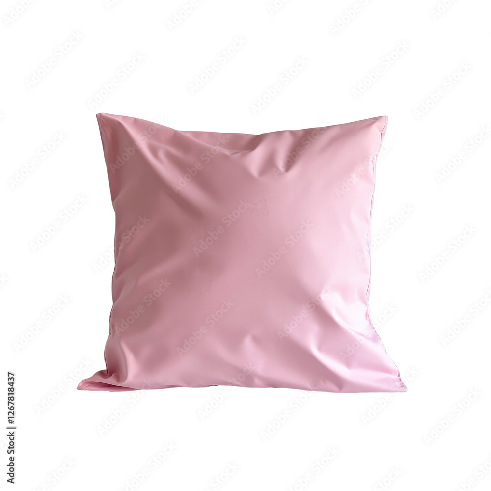 Soft Pink Pillow, Smooth Fabric, Square Cushion, Home Decor Soft Pink Pillow, Smooth Fabric, Square Cushion, Home Decor