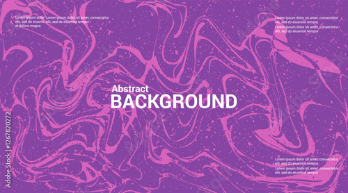 purple abstract background with colorful waves. Trendy vector illustration in style color.