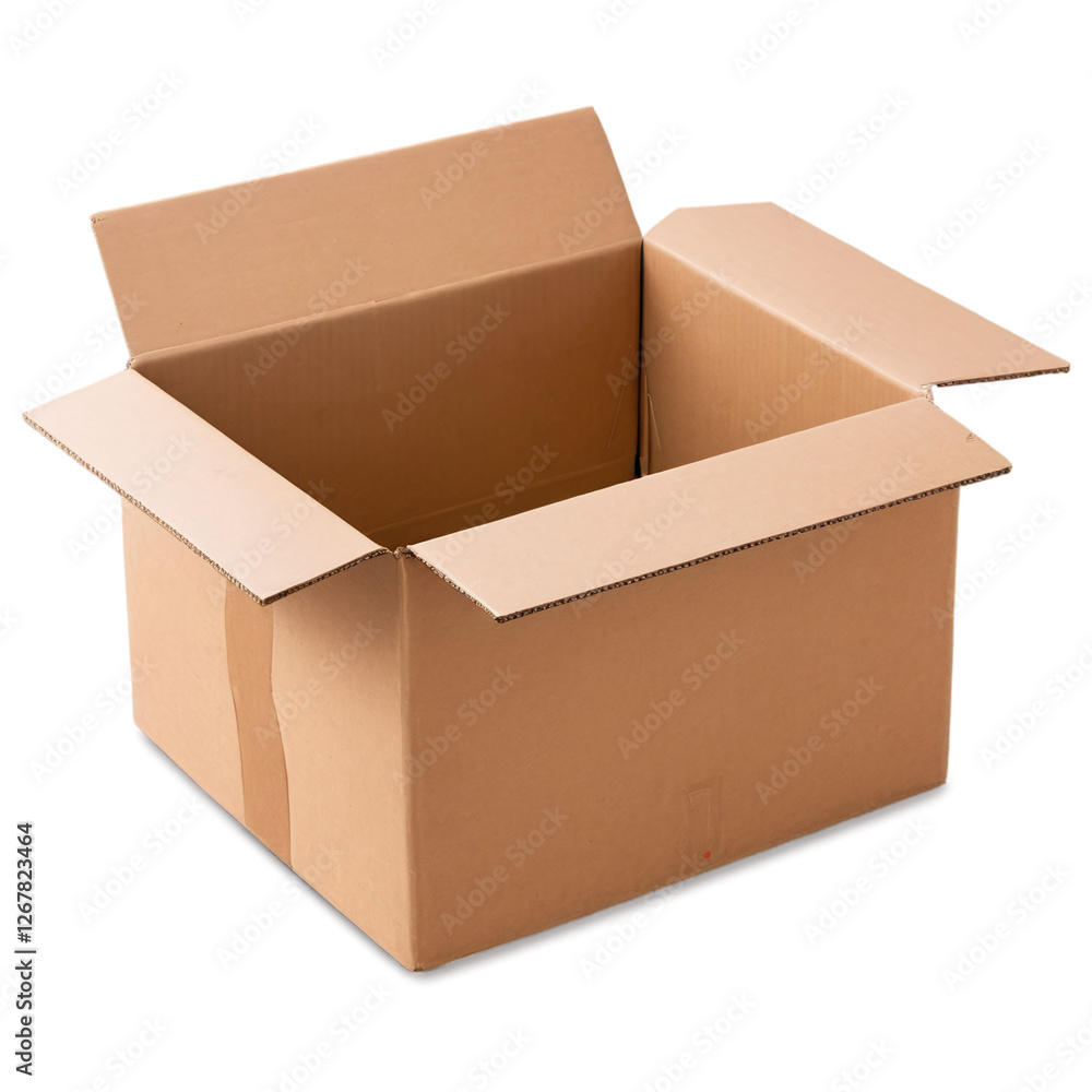 cardboard box isolated on transparent background cardboard box isolated on transparent background